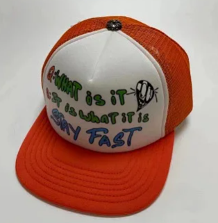 GRA Link Graphic Trucker Hat Yellow/Black - 25