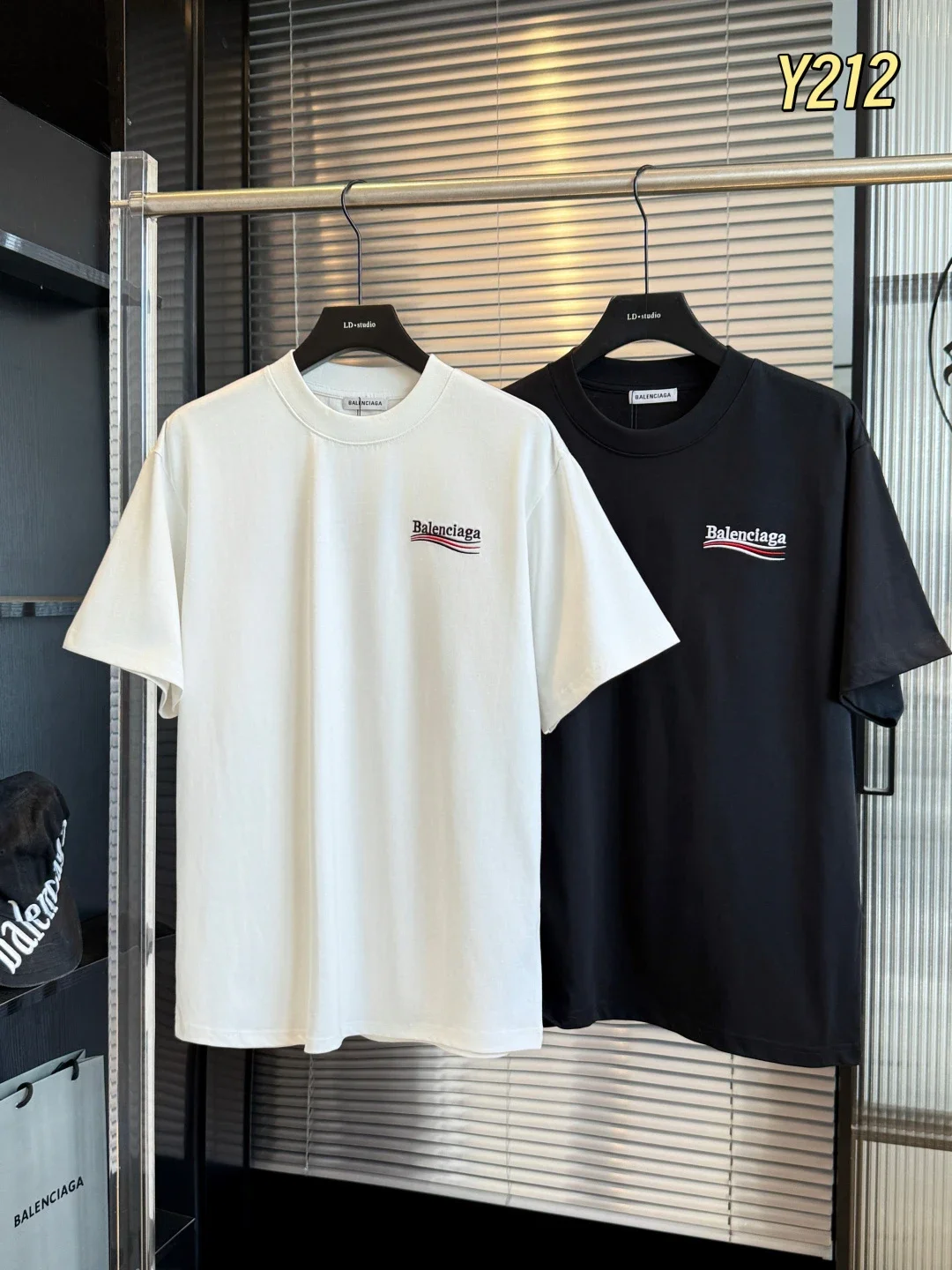 Balenciaga's classic "Political Campaign" series of short-sleeved T-shirts