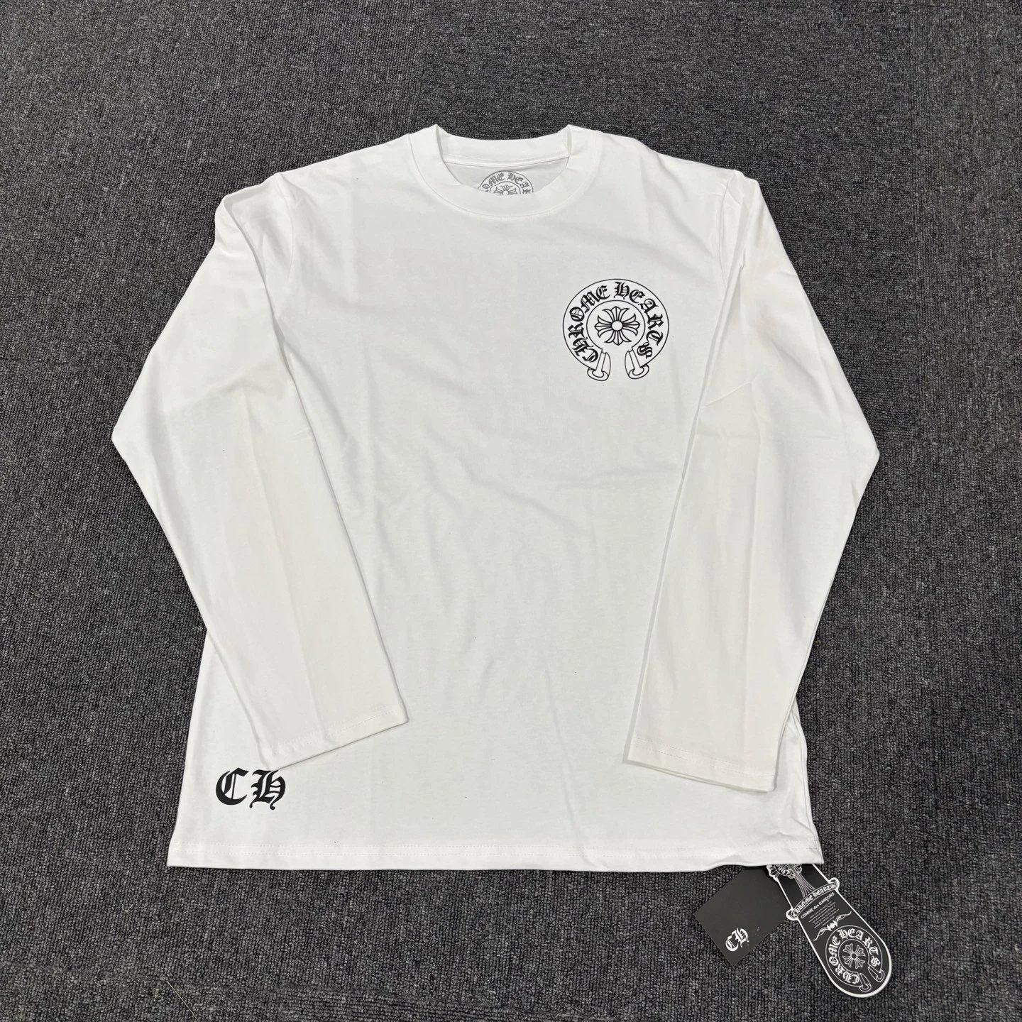 Long sleeved white