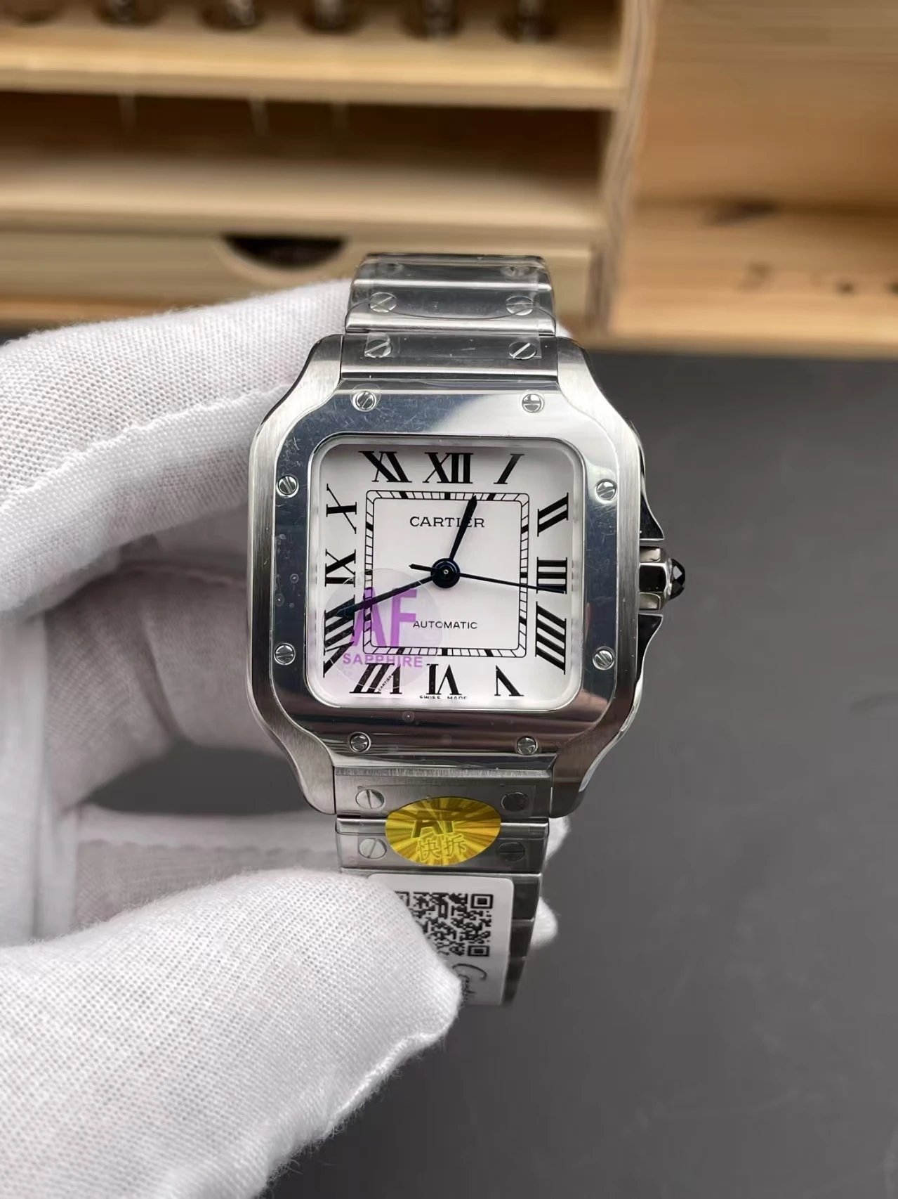 C-Square Retro Dial Full Set Packaging 1:1 Watch (U99)