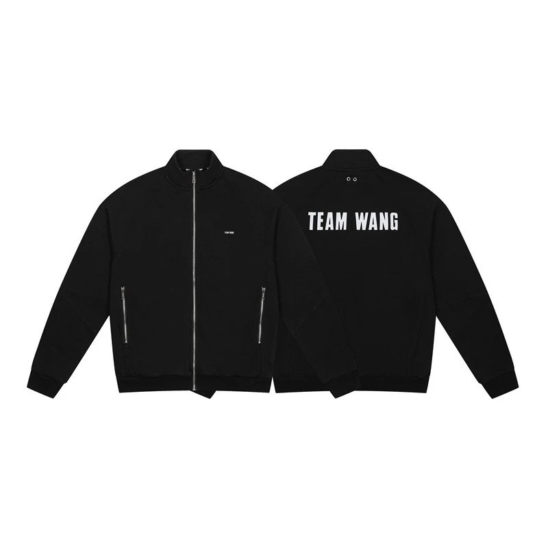 T-Fashion Stand Collar Zip Jacket-FY0656-AL
