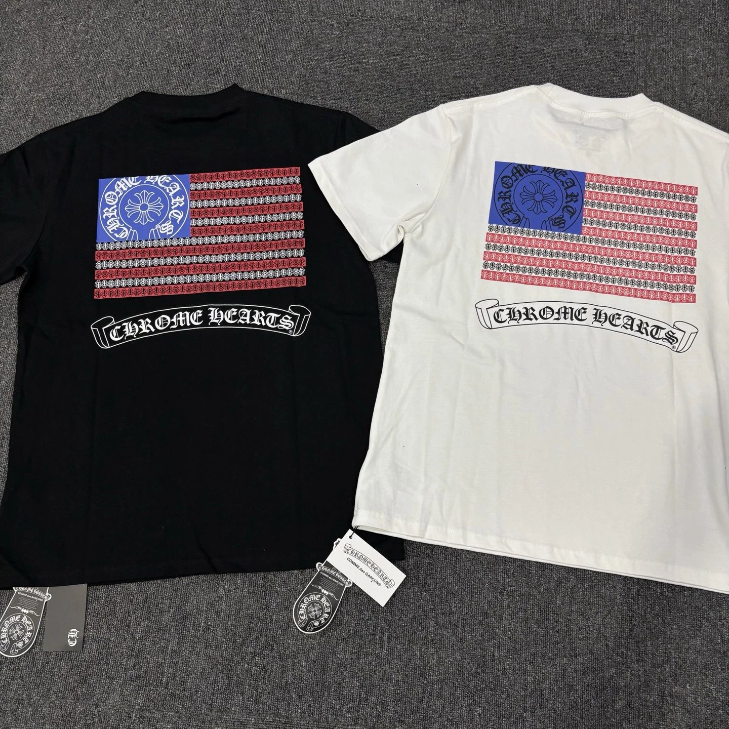 C- Fashion Flag Print T-Shirt by mase