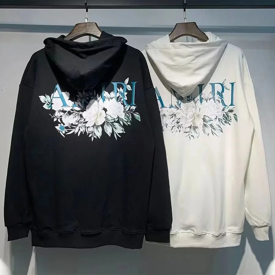 AMIRI Floral Print Hoodie [40 