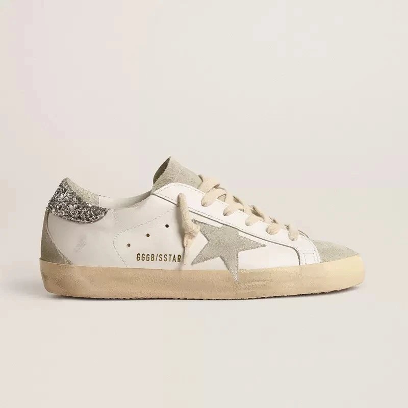 Golden Goose Ball Star White Sketch-Style Sneakers - 15