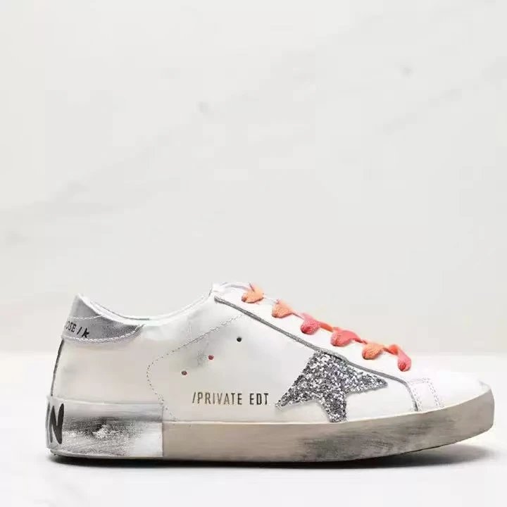 Golden Goose Ball Star White Sketch-Style Sneakers - 10