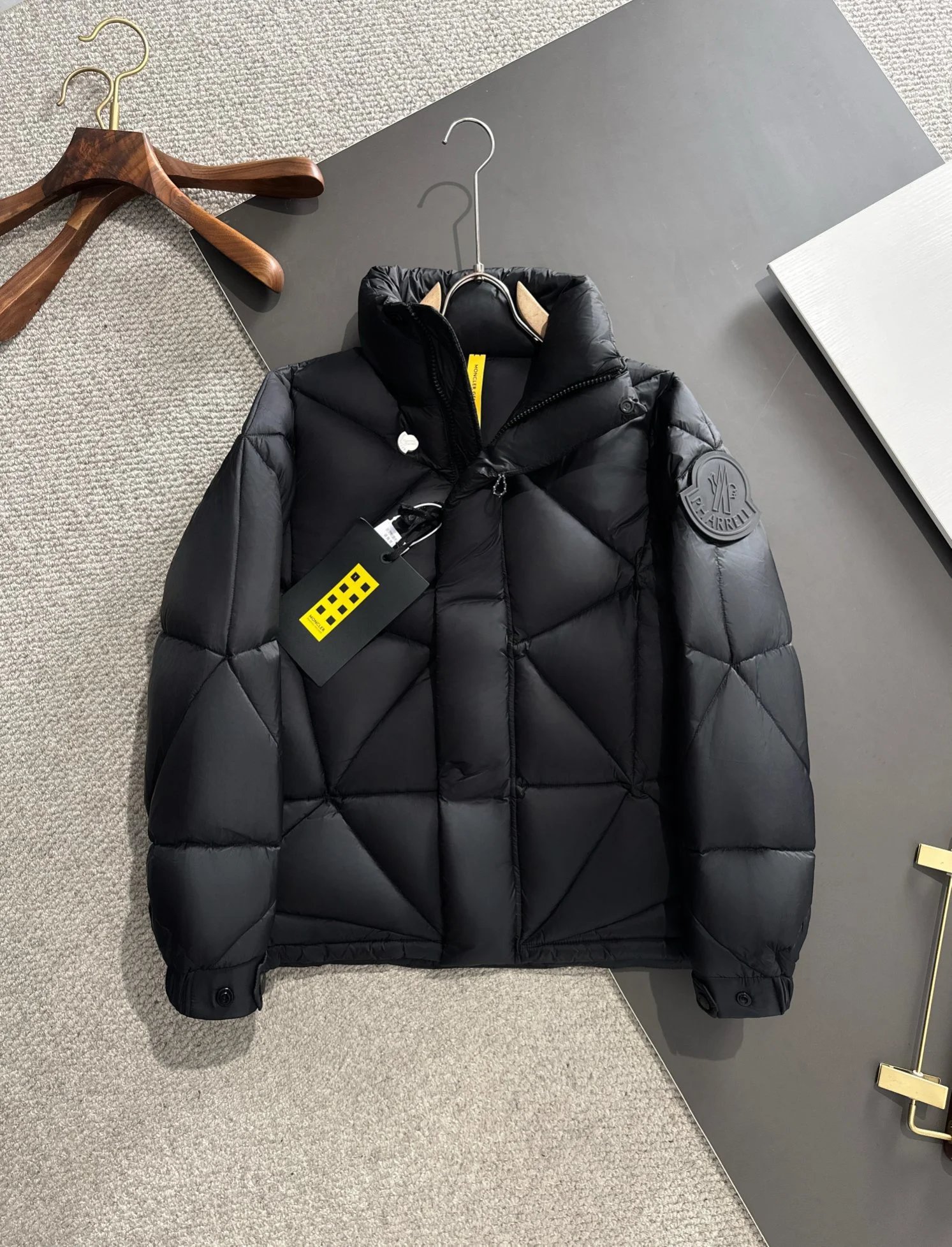 Moncler Black Quilted Puffer Jacket