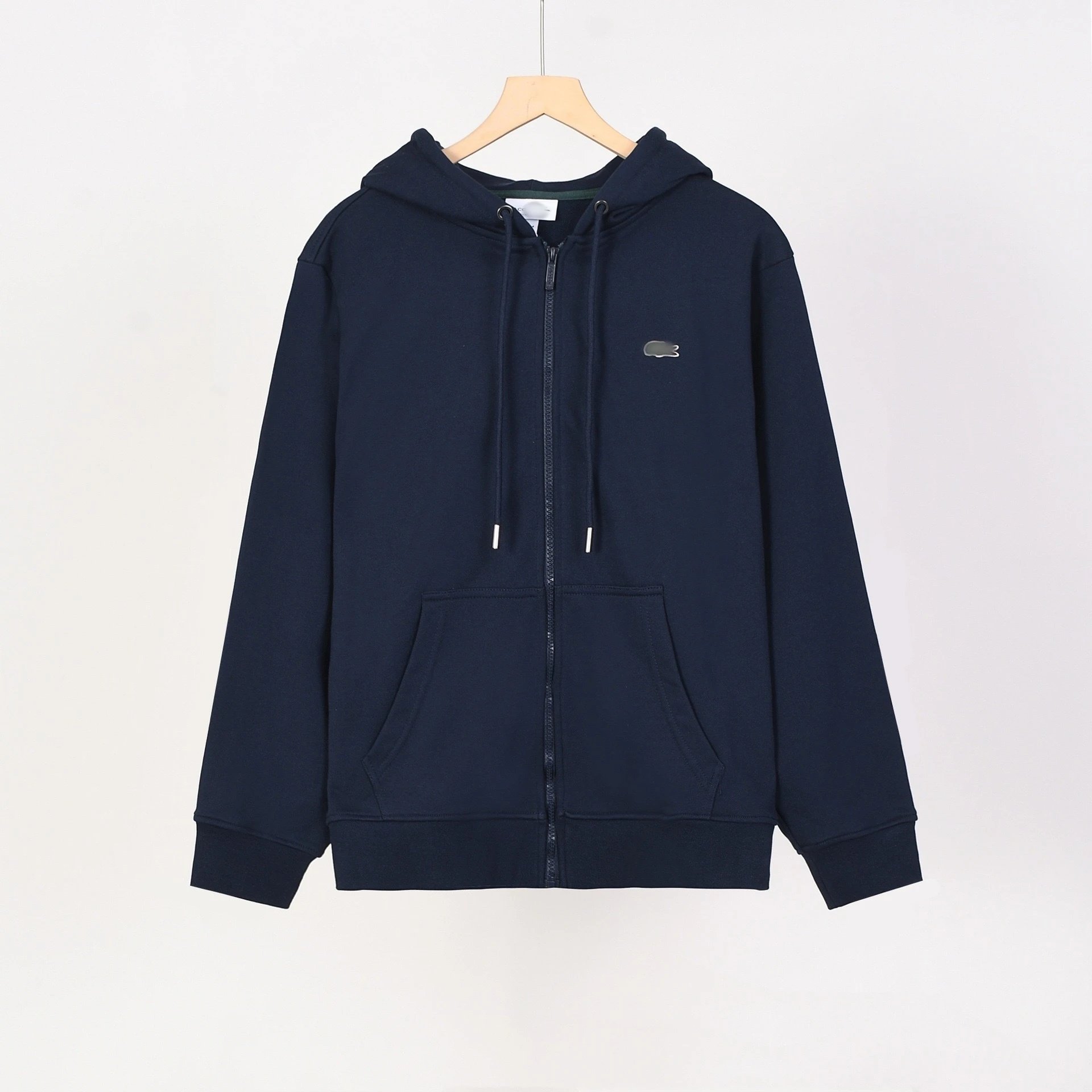 Lacoste Full Zip Hoodie Black Classic Sweatshirt