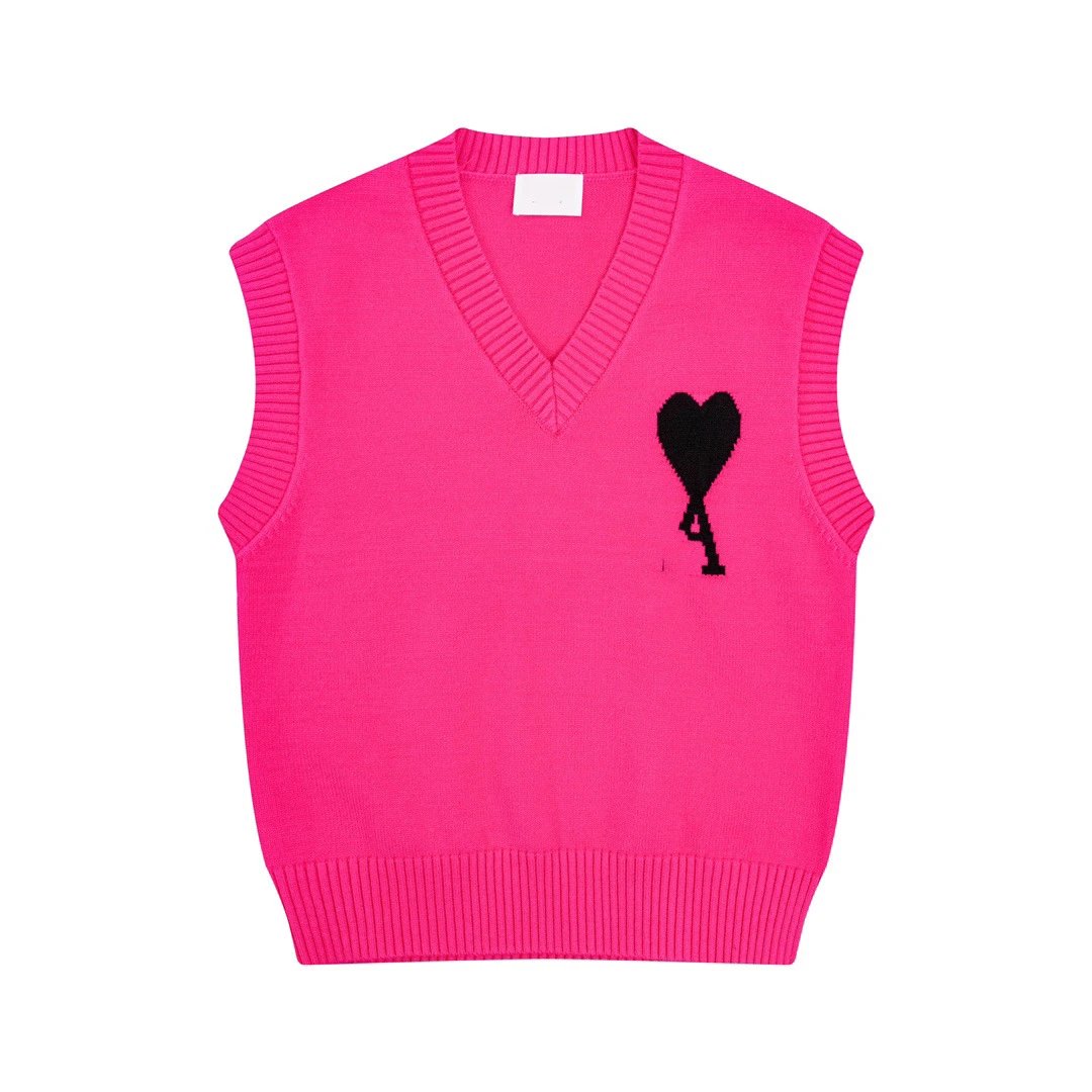 Letter V-Neck Sleeveless Sweater Vest photo 5