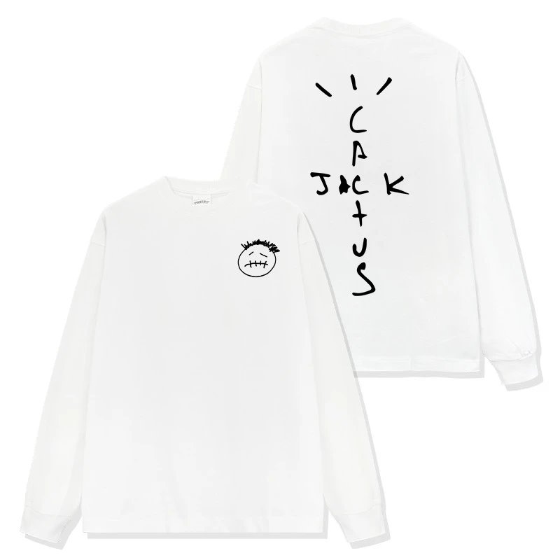 Travis Scott Cactus Jack Black Acid Wash T-Shirt