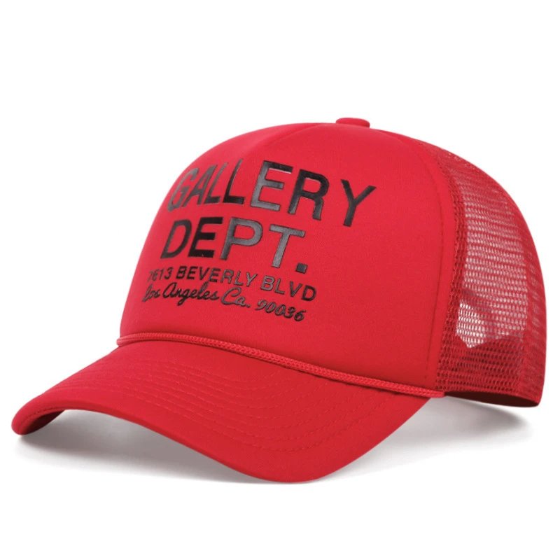 Gallery Dept. Black Mesh Back Trucker Hat