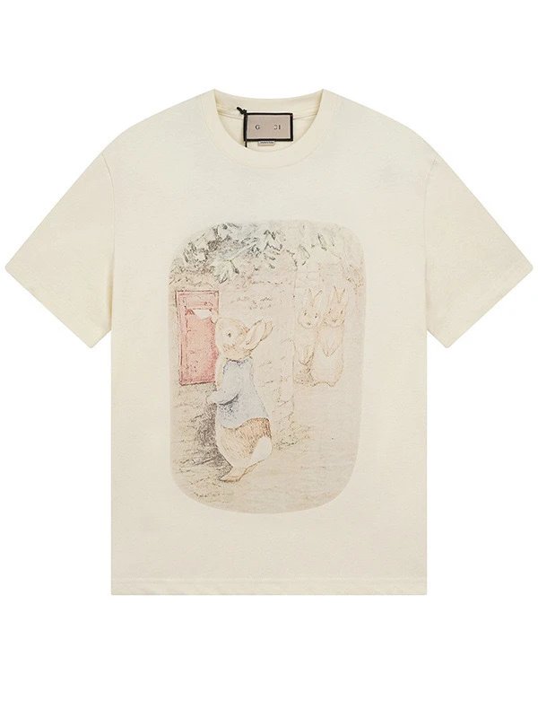 Gucci Printed Short Sleeve T Shirts For Couples