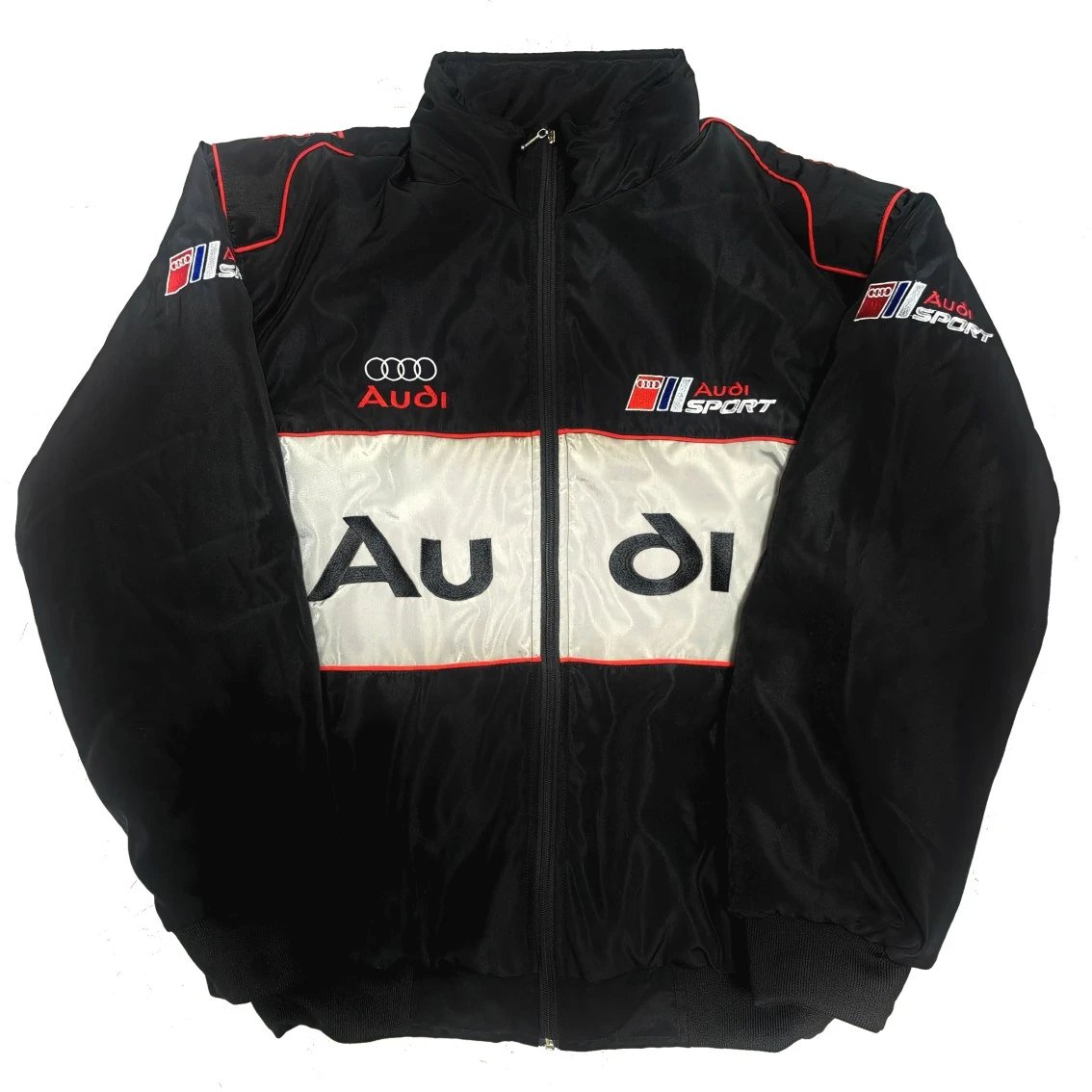 Racing Team Jacket Red Black Blue Green Multicolor Motorsport Style