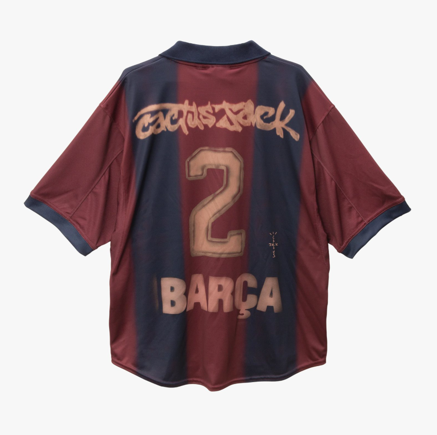 FC Barcelona 1998 1999 Home Red Navy Striped Soccer Jersey