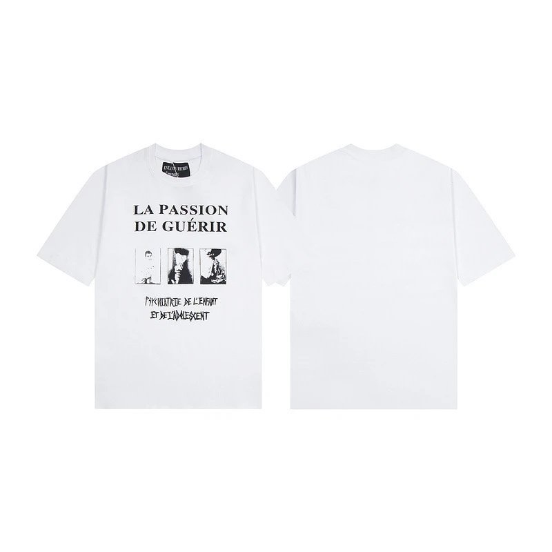 Portrait Letter Washed T-Shirt photo 5