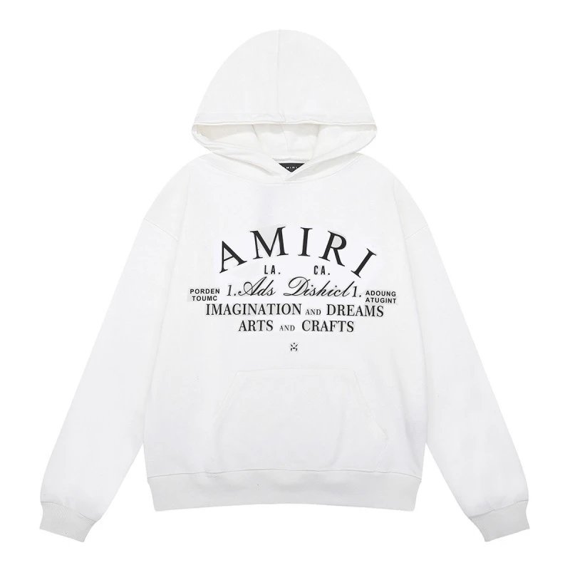 Amiri Rabbit Bandana Black Graphic Hoodie
