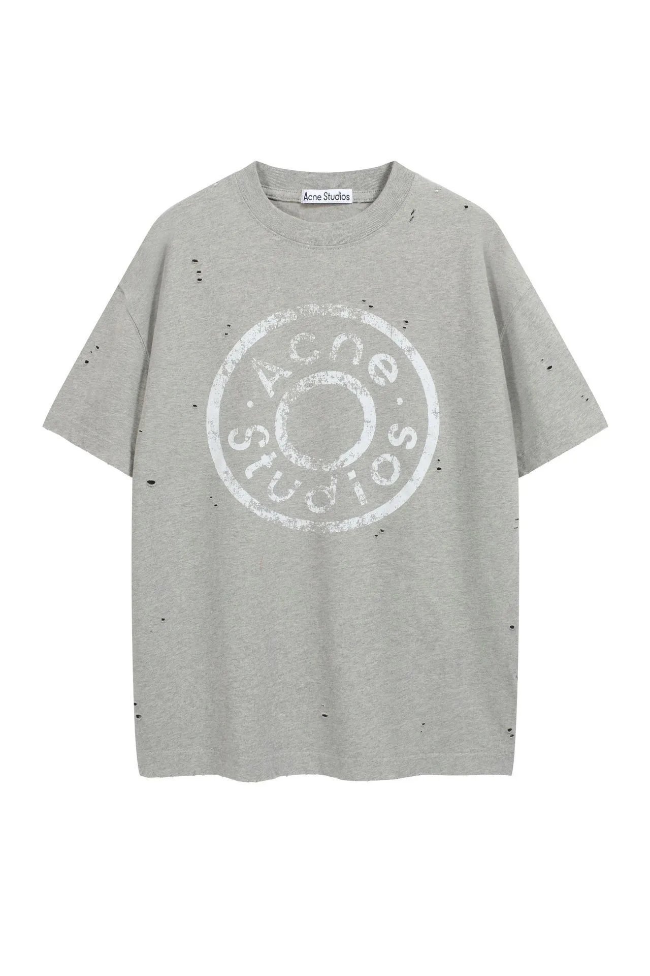 Acne Studios Logo White Oversized T-Shirt