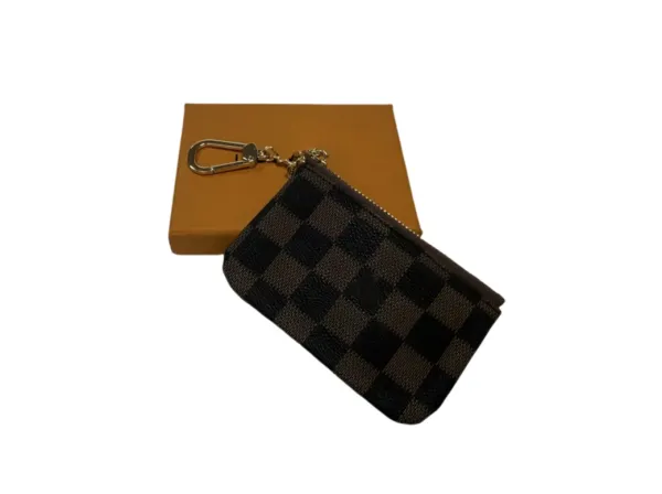 Louis Vuitton Monogram Eclipse Key Pouch Black - 5