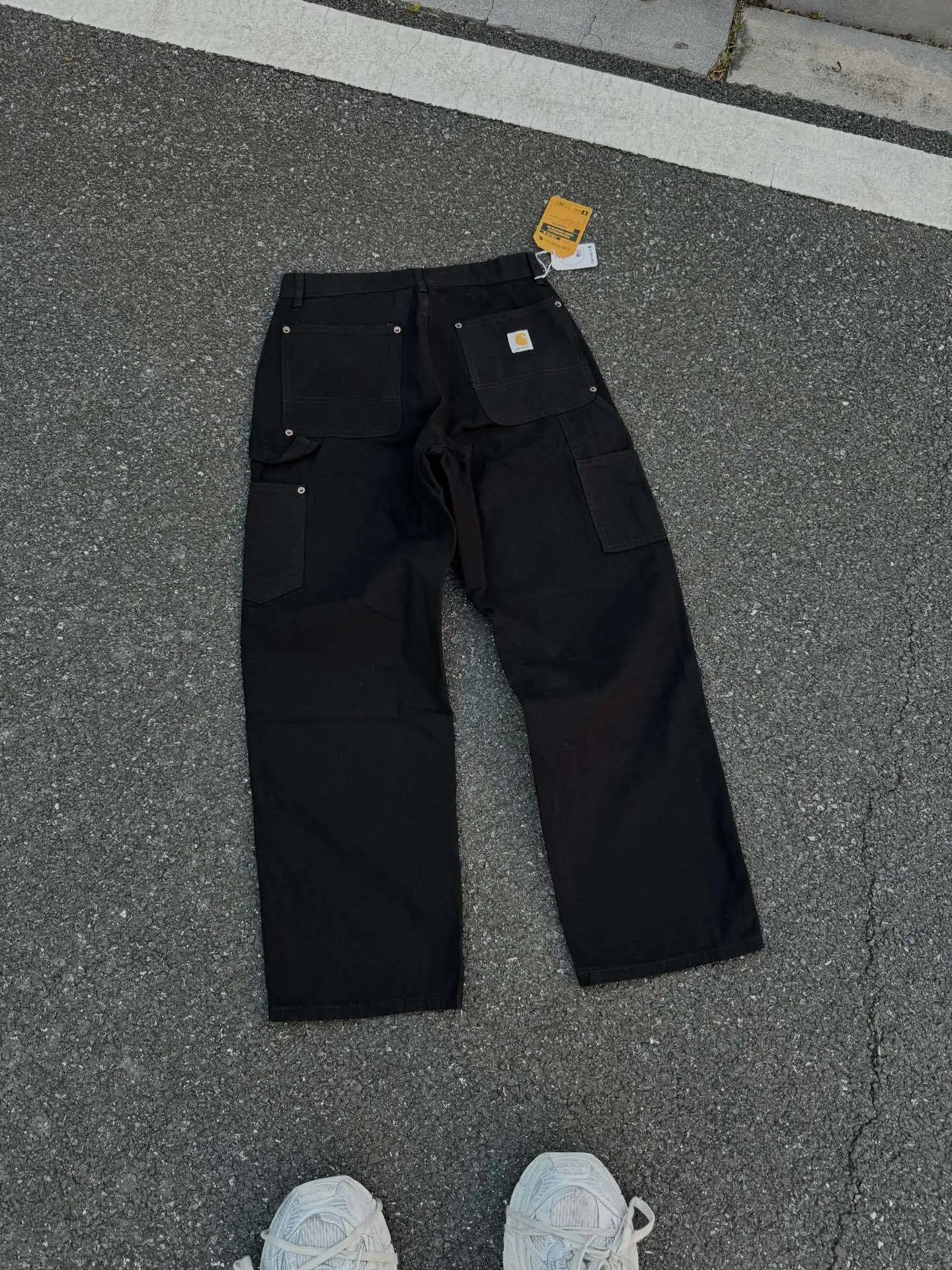 Carhartt Rugged Flex Blue Distressed Work Jeans