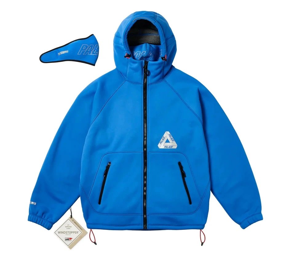 Palace Camo Print Brown Hooded Outdoor Jacket