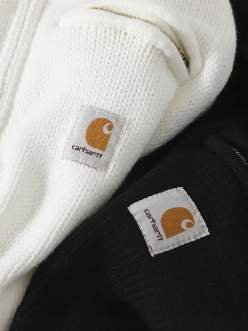 Carhartt WIP Knit Jacket Off White Casual Cardigan