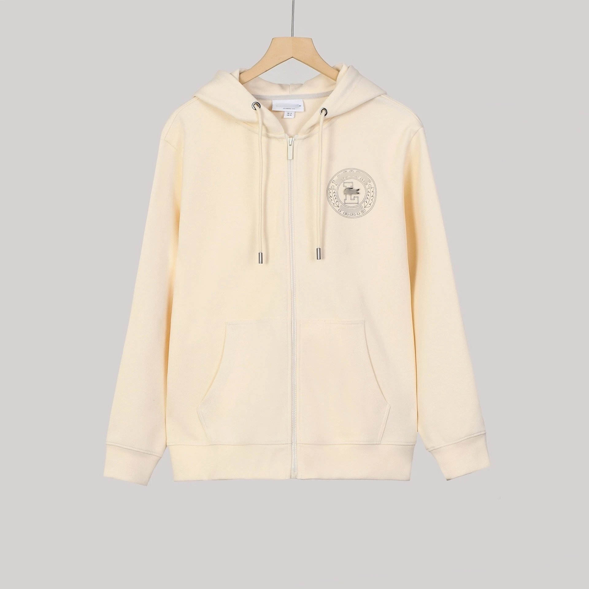 Lacoste Full Zip Hoodie Black Classic Sweatshirt
