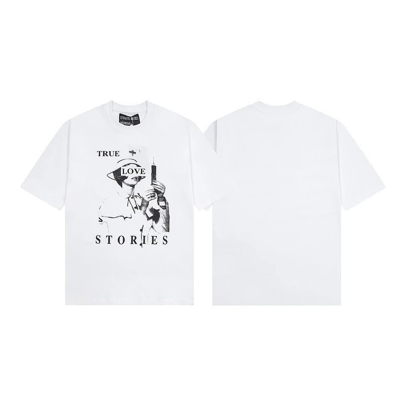 Portrait Letter Washed T-Shirt photo 4