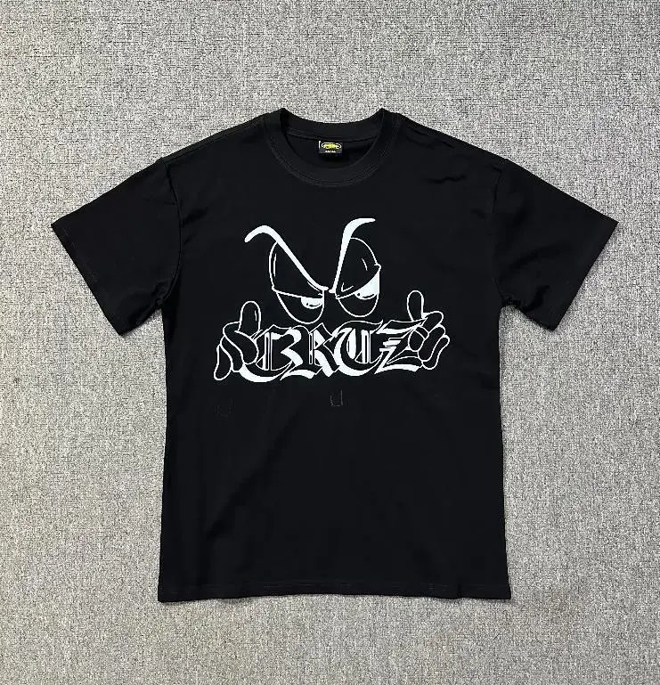 Cortez Graphic Print Black Streetwear T-Shirt