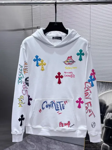 Chrome Hearts x Mind State Complete Hoodie White - 1