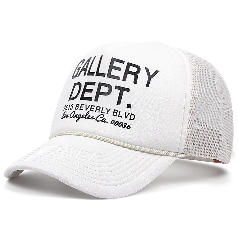 Gallery Dept. Black Mesh Back Trucker Hat