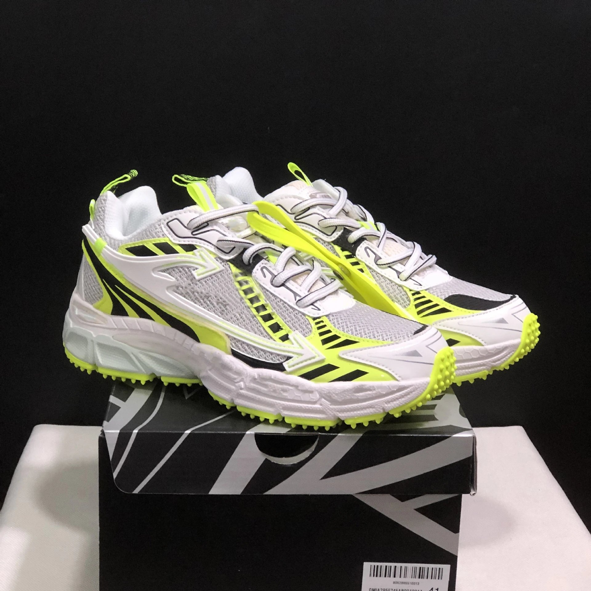 Mizuno Wave Prophecy Black White Grey Running Sneakers