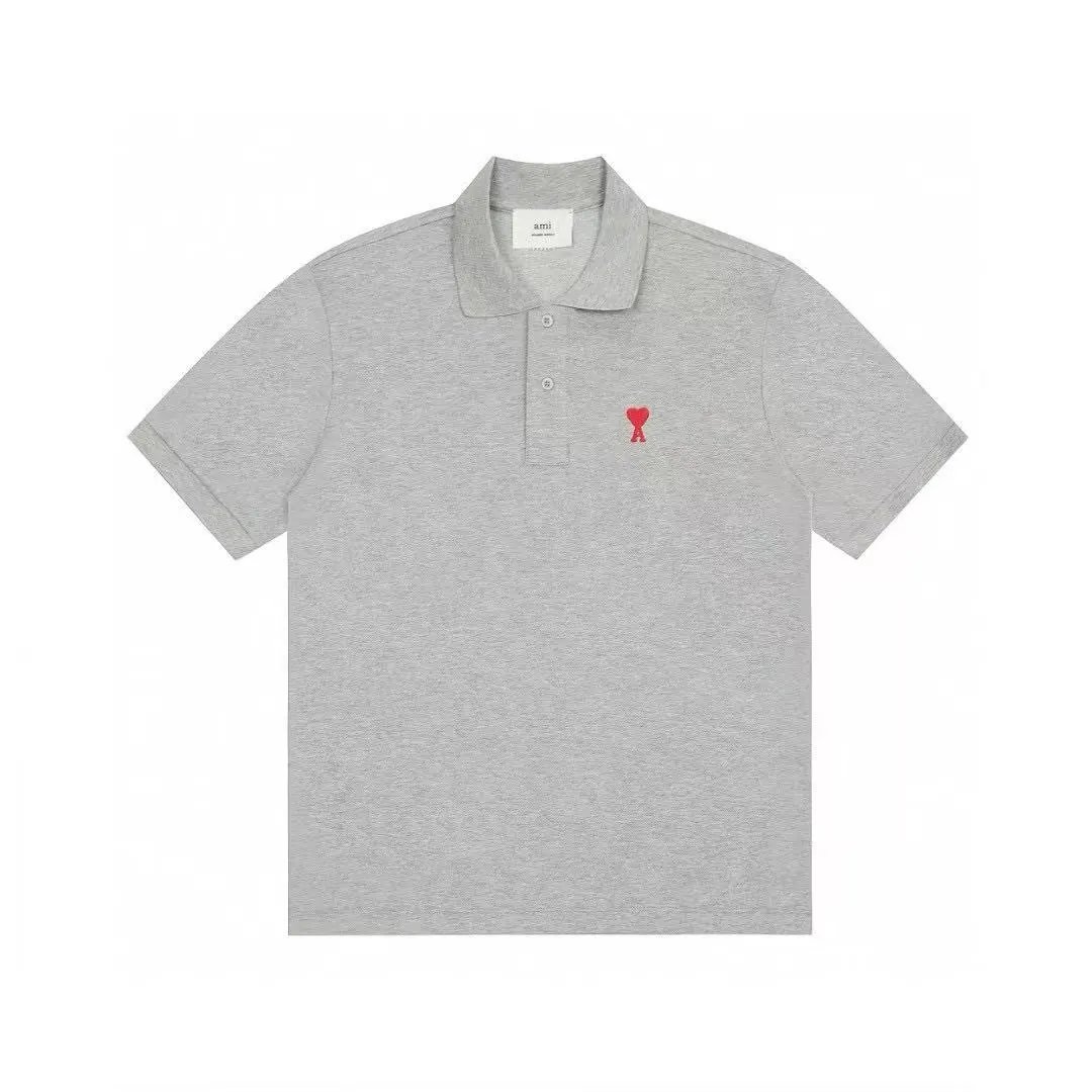 Ami Classic Love Embroidery POLO Shirt photo 8