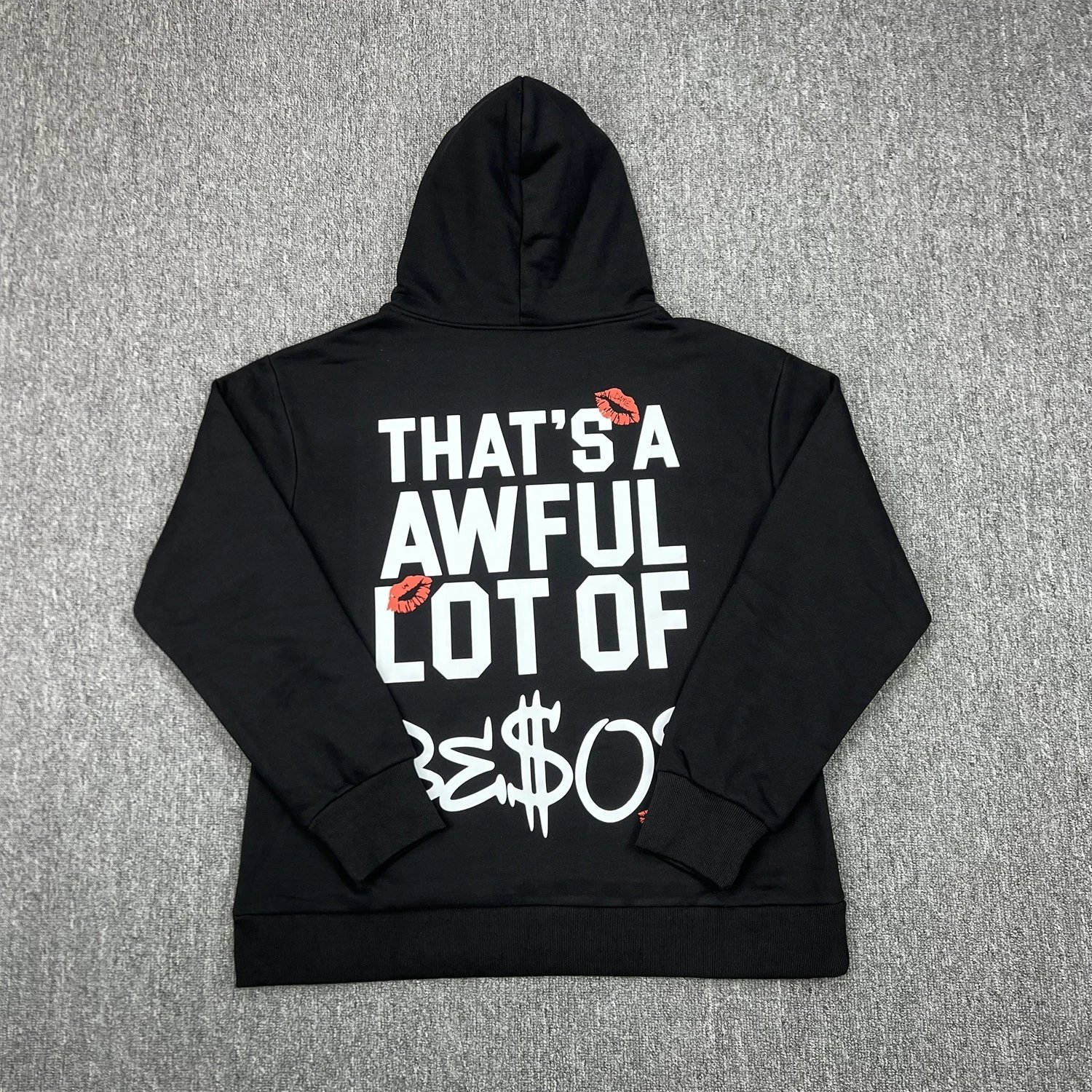 Black Hoodie That's A Awful Lot Of Cough Syrup Graphic Streetwear
