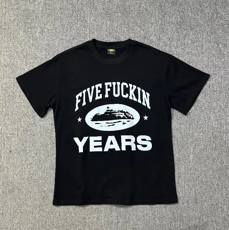 Cortez Graphic Print Black Streetwear T-Shirt