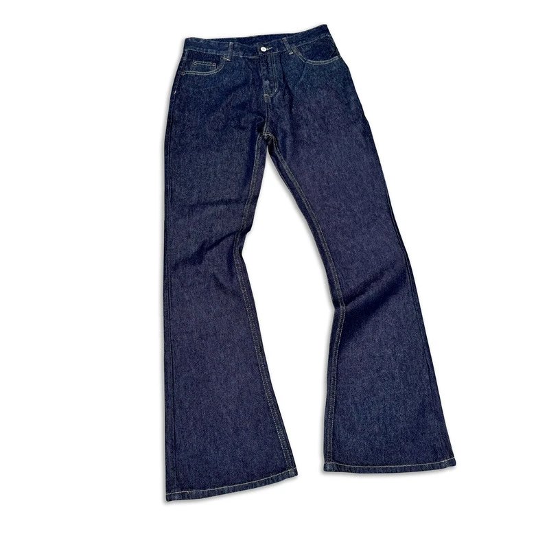 Washed Ink-Splatter Distressed Wide-Leg Jeans photo 4