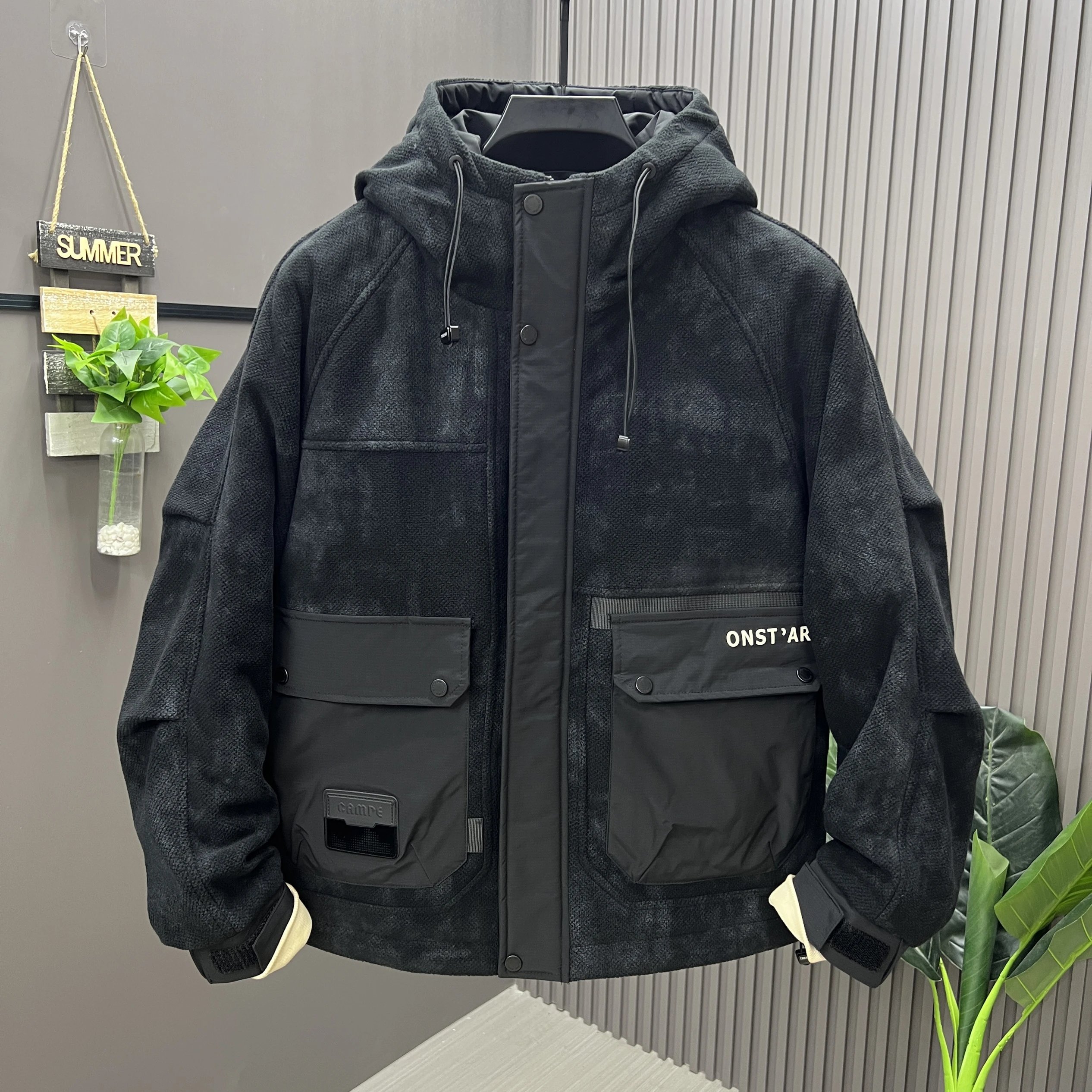 Thick Hooded Cotton Jacket