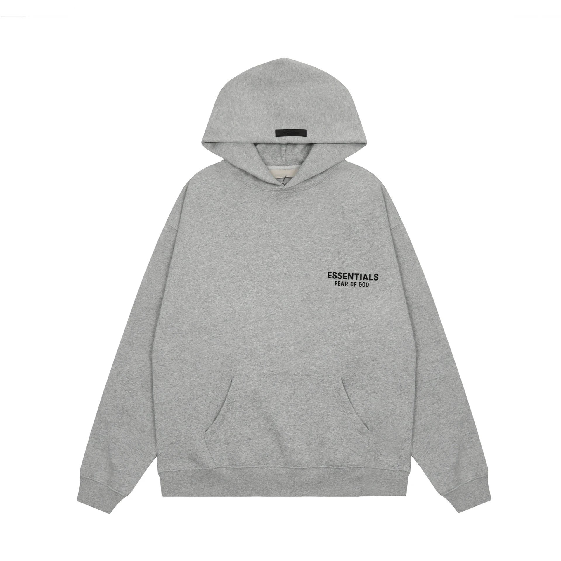 Fear Of God Essentials Black Oversized Hoodie