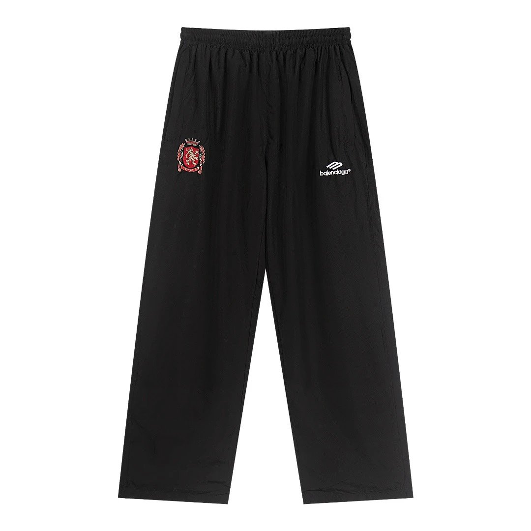 Balenciaga Football Jacket Black Sporty Windbreaker