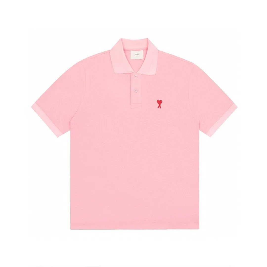 Ami Classic Love Embroidery POLO Shirt photo 7
