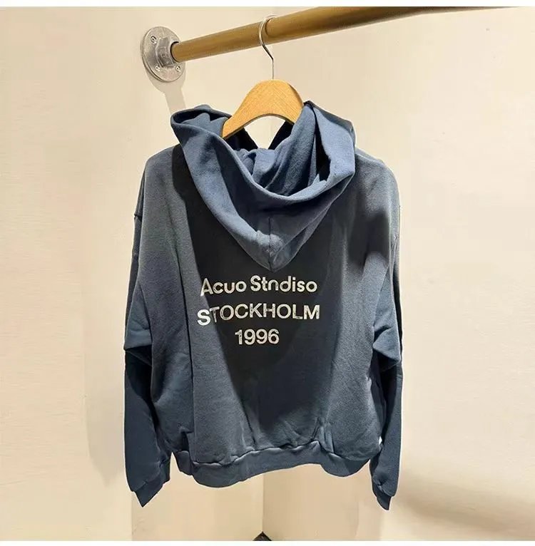 Sickholm 1996 Off-White Oversized Hooded Sweatshirt