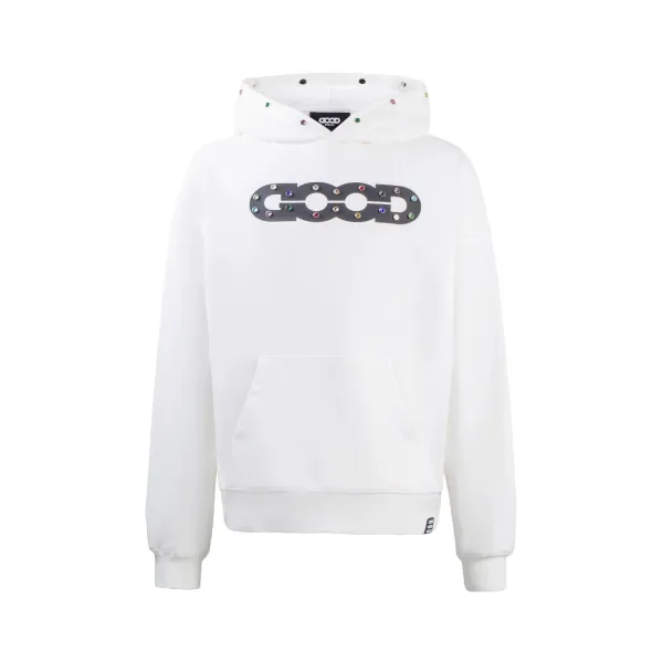 GOOD BRAND Logo-Embroidered Raglan Polo in Light Gray - 4