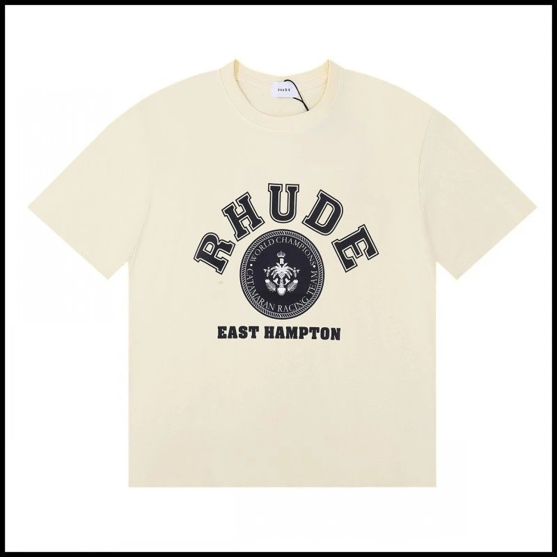 Rhude McLaren White Graphic T-Shirt
