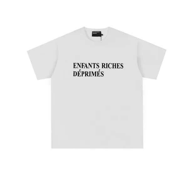Enfants Riches Déprimés Logo Print Light Blue T-Shirt - 4