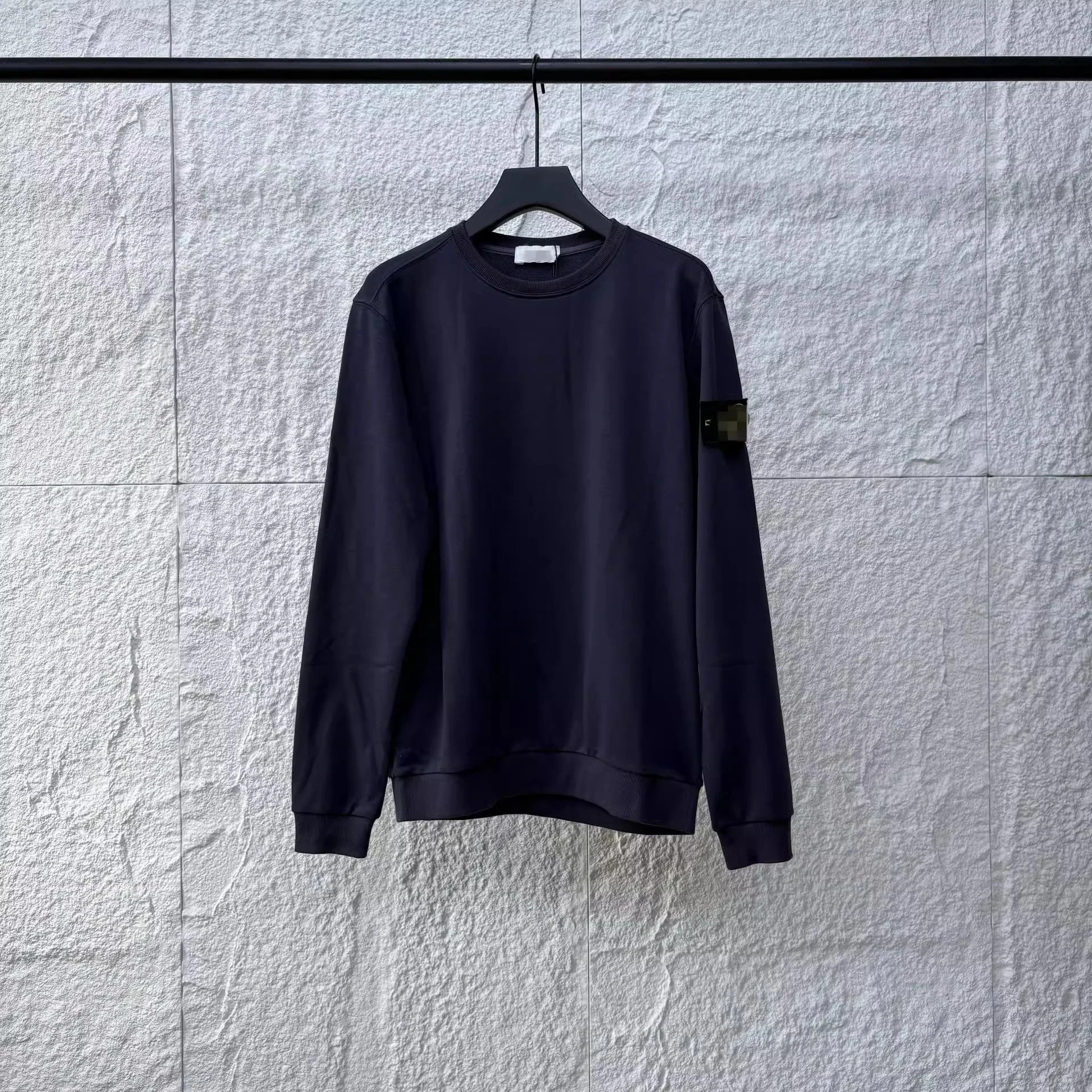 Stone Island Logo Patch Beige White Olive Navy Cream Black Teal Gray Light Blue Coral Pink Grey Sweatshirt