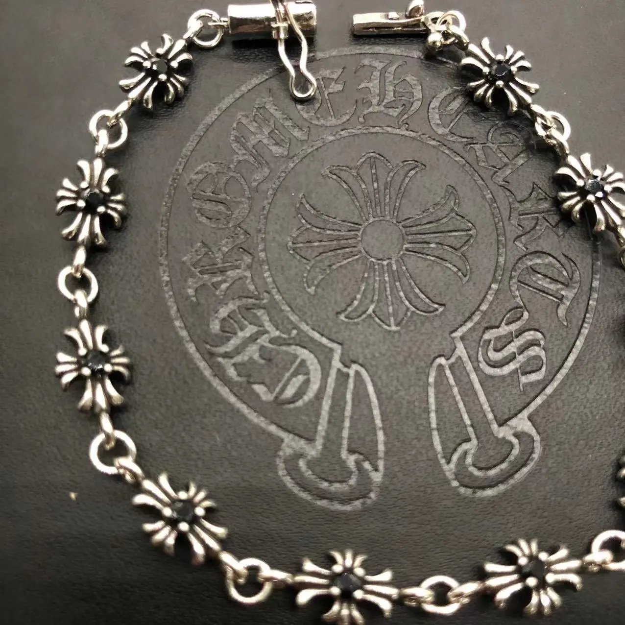 Chrome Hearts Cross Charm Bracelet photo 2