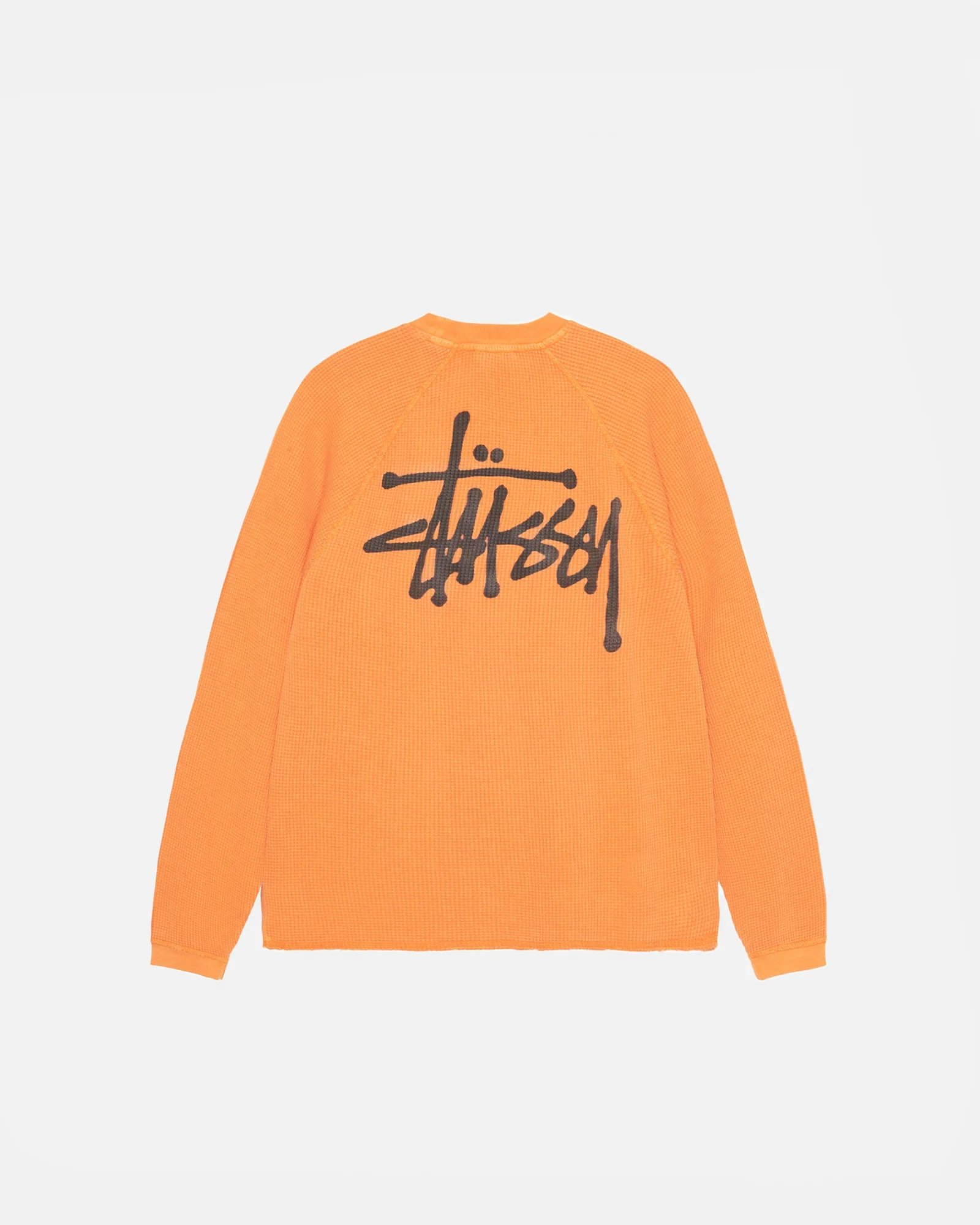 Stussy Washed Waffle Knit Crew Neck Sweatshirt photo 6