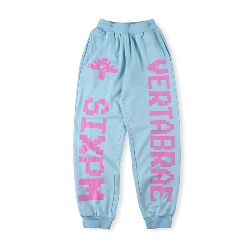Sixth Sense Off White Pixel Art Graphic Joggers