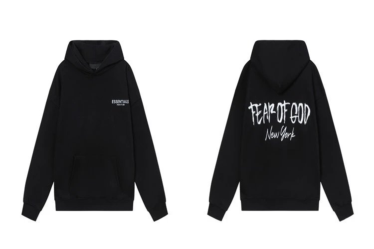 Adidas Fear Of God Gray Oversized Hoodie