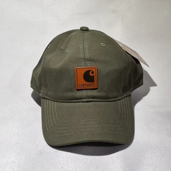 Carhartt WIP Logo Patch Baseball Cap Army Green - 1