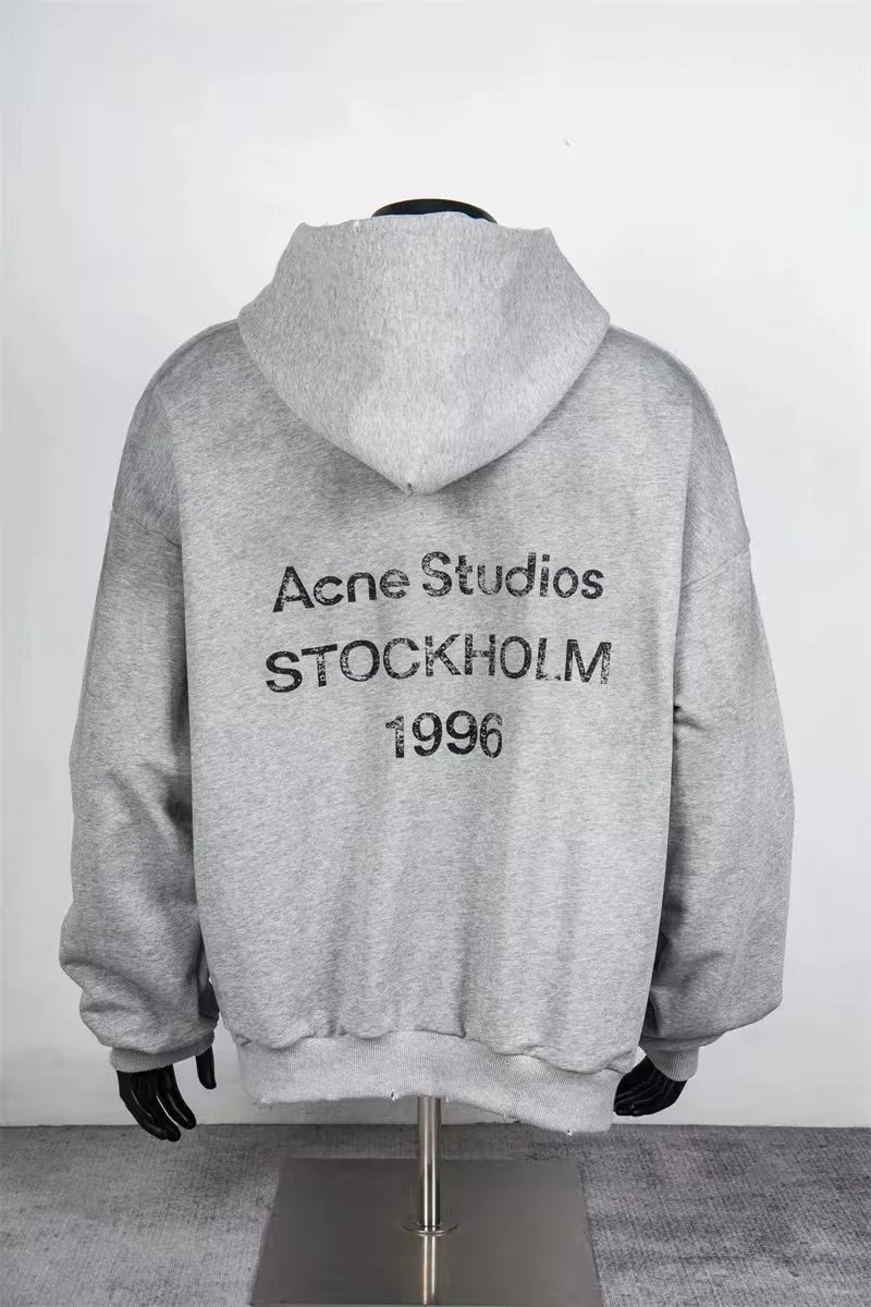 Sickholm 1996 Off-White Oversized Hooded Sweatshirt