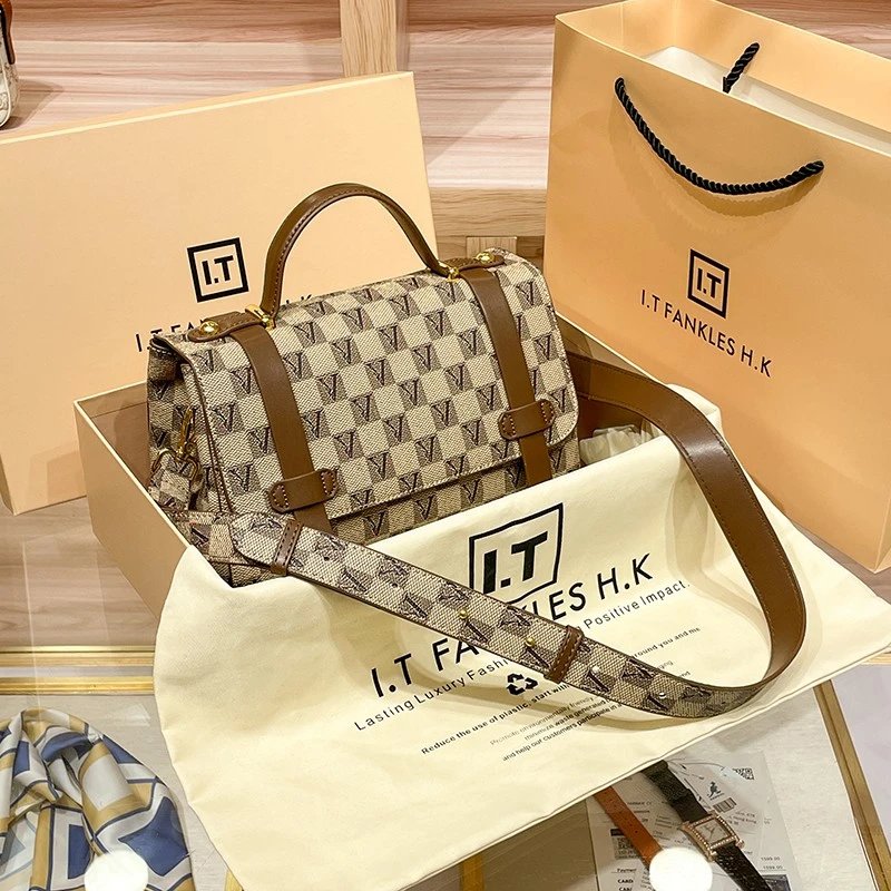 Gucci Mini GG Marmont Beige Monogram Shoulder Bag